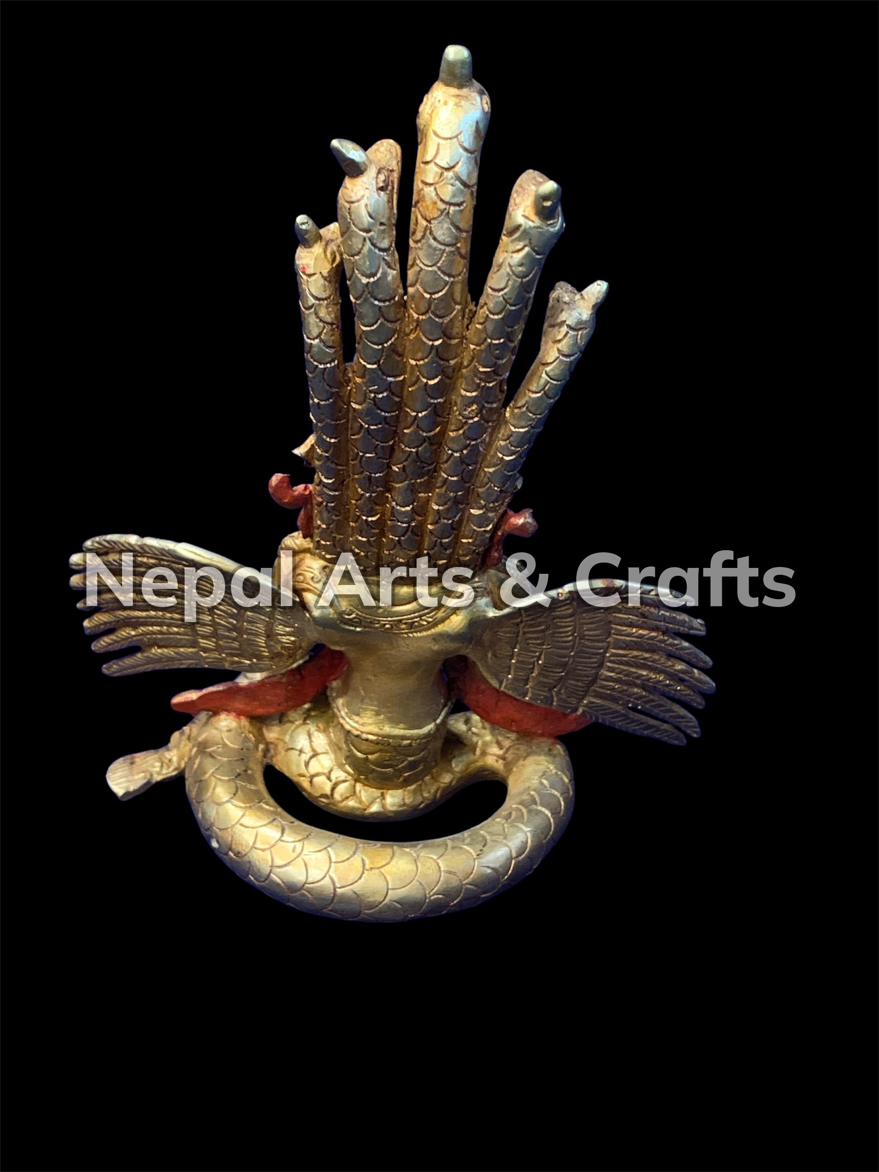 traditional Himalayan Naga Kanya sculpture